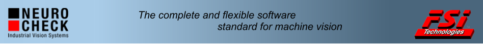 NeuroCheck; FSI Header. The all in one machine vision solution. The Smarter Choice. 