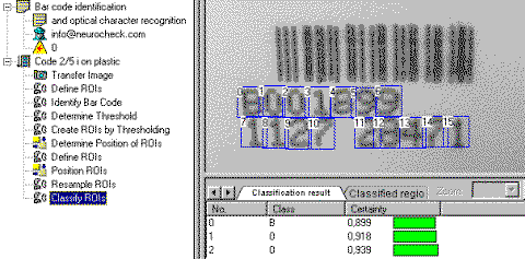 Bar code identification