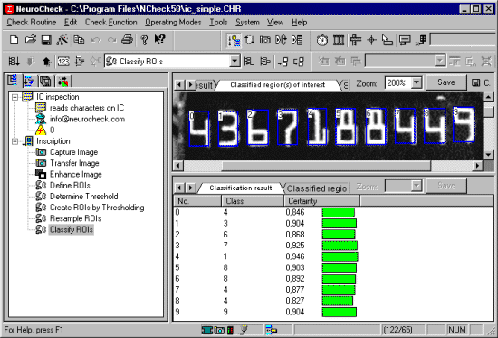 character recognition application