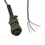 C-1 connector,  flexicoupling and cable, assembled